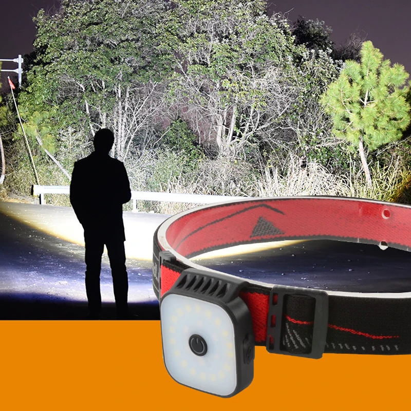 

D5 USB Rechargeable Headlamp Flashlight 800 Lumens Bright LED Head Lamp Red Green White Light Head Light Fishing Hiking Running