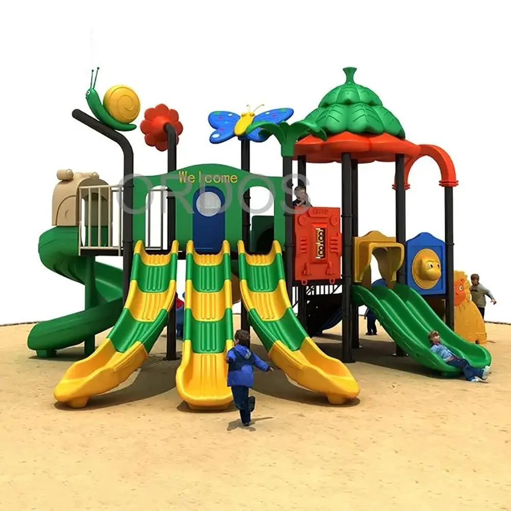 Children Play Game Kids Rotating Slide Outdoor Playground Equipment