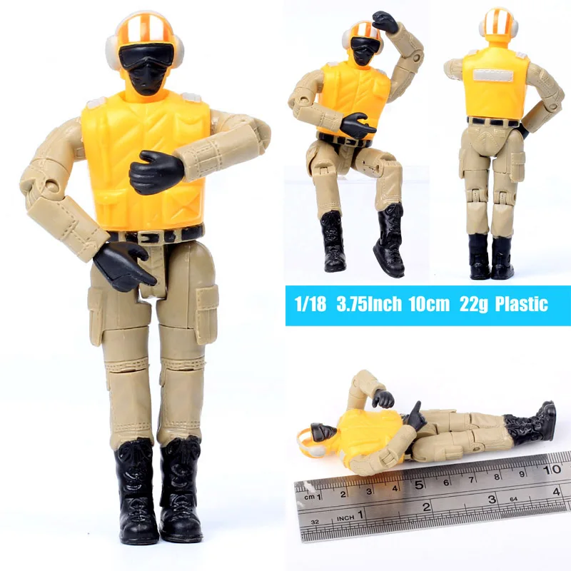 1pcs 1/18 Scale 3.75 Inch Racer Action Figure For Motorcycle Rider Bike Model Worker Military Soldier Army Miniatures Toy Kids