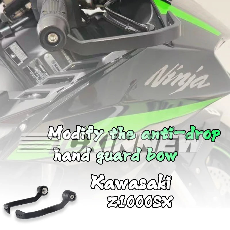 

Motorcycle Handlebar Grips Hands Guard Brake Clutch Levers Protector For Kawasaki Z1000SX 2017-2019 / Ninja 1000SX 2020-2024