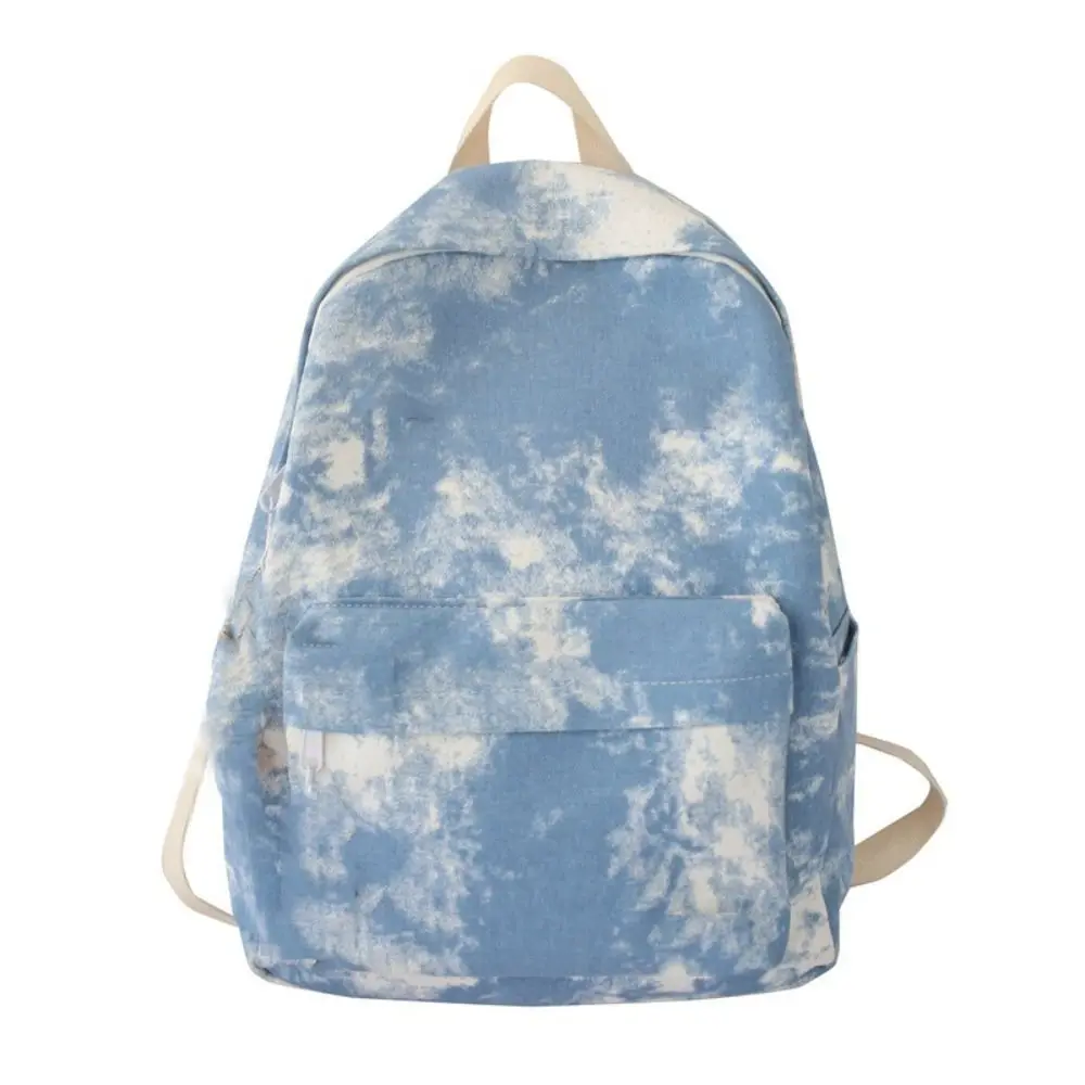 

Nylon Versatile Backpack Large Capacity Black Grey White Red School Student Backpack Washable Waterproof Travel Bag Unisex
