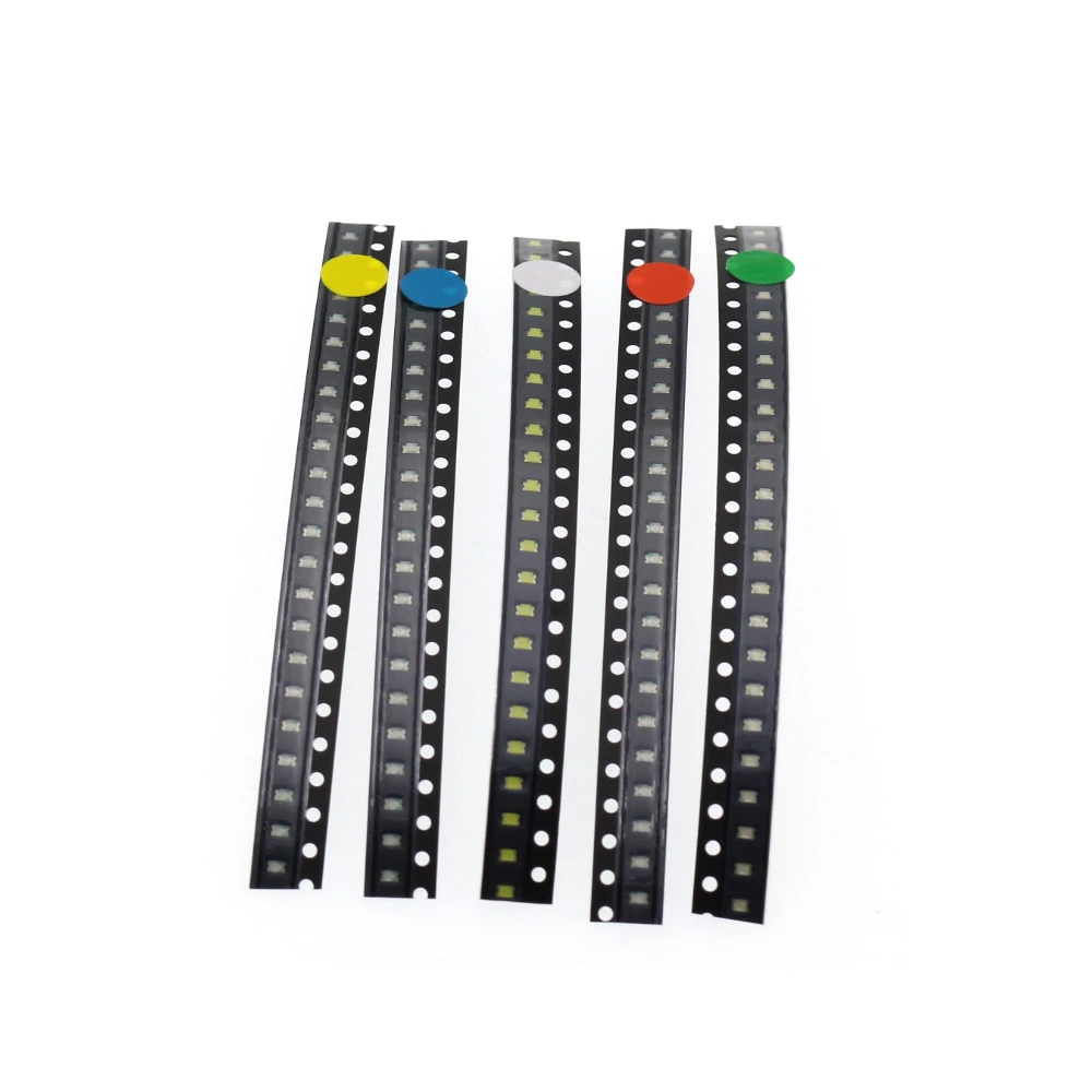 (100PCS) 0603 0805 1206 1210 SMD LED light emitting diode White/Blue/Green/Orange/Yellow/Red