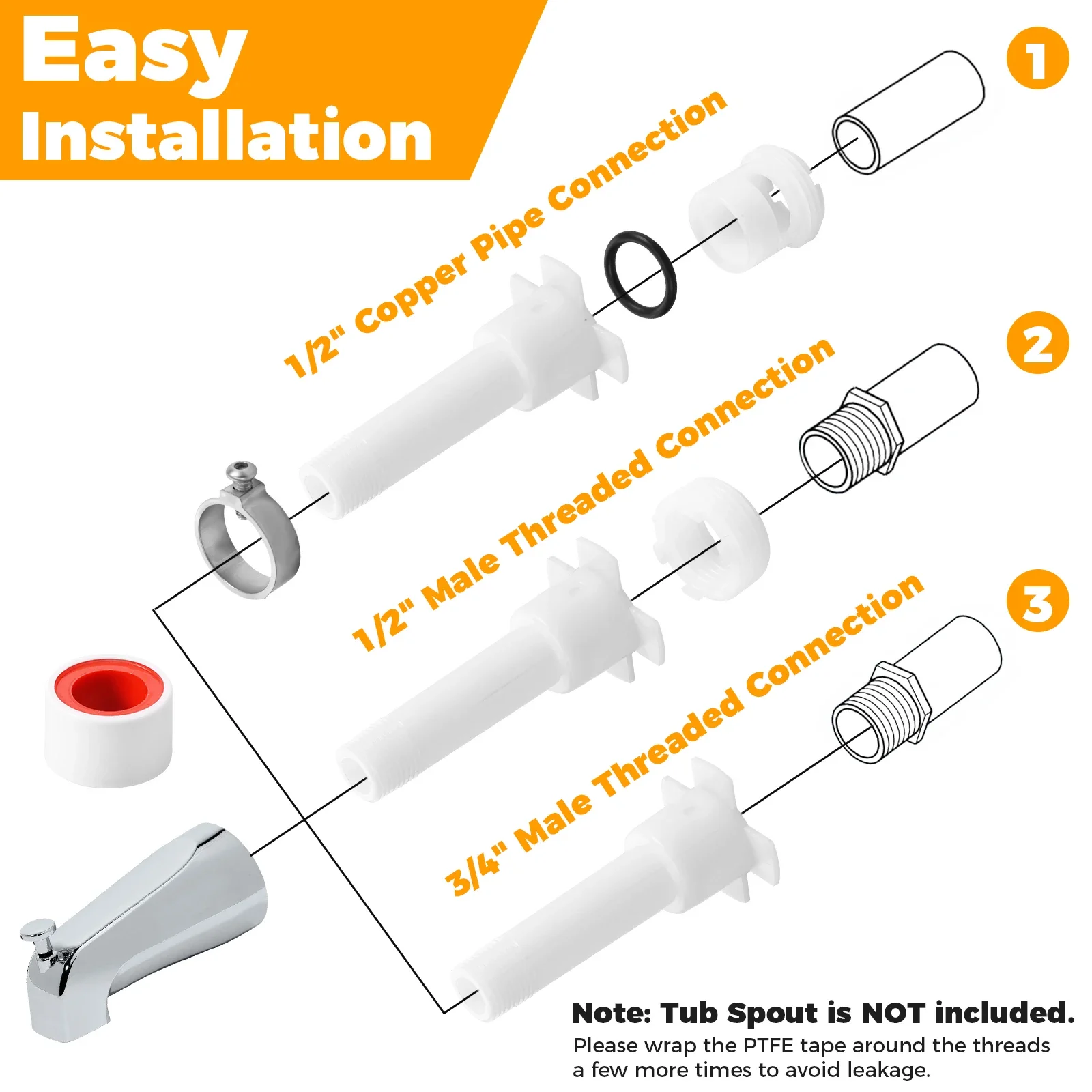 العالمي 4 في 1 حوض صنبور تحويل مجموعة حوض الاستحمام صنبور طقم محوّل صنبور تمديد رئيس البخاخ صنبور حوض للحمام الحنفية تمديد
