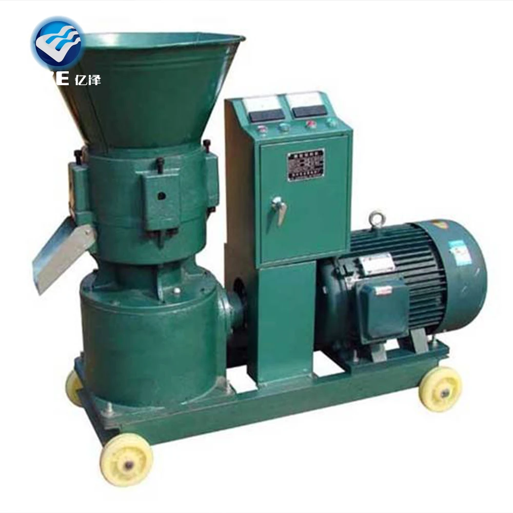 Ring Die Pig Feed Pellet Making Machine 2T/H Capacity Automatic Control Panel Durable Alloy Steel Die Roller 1 Year Warranty