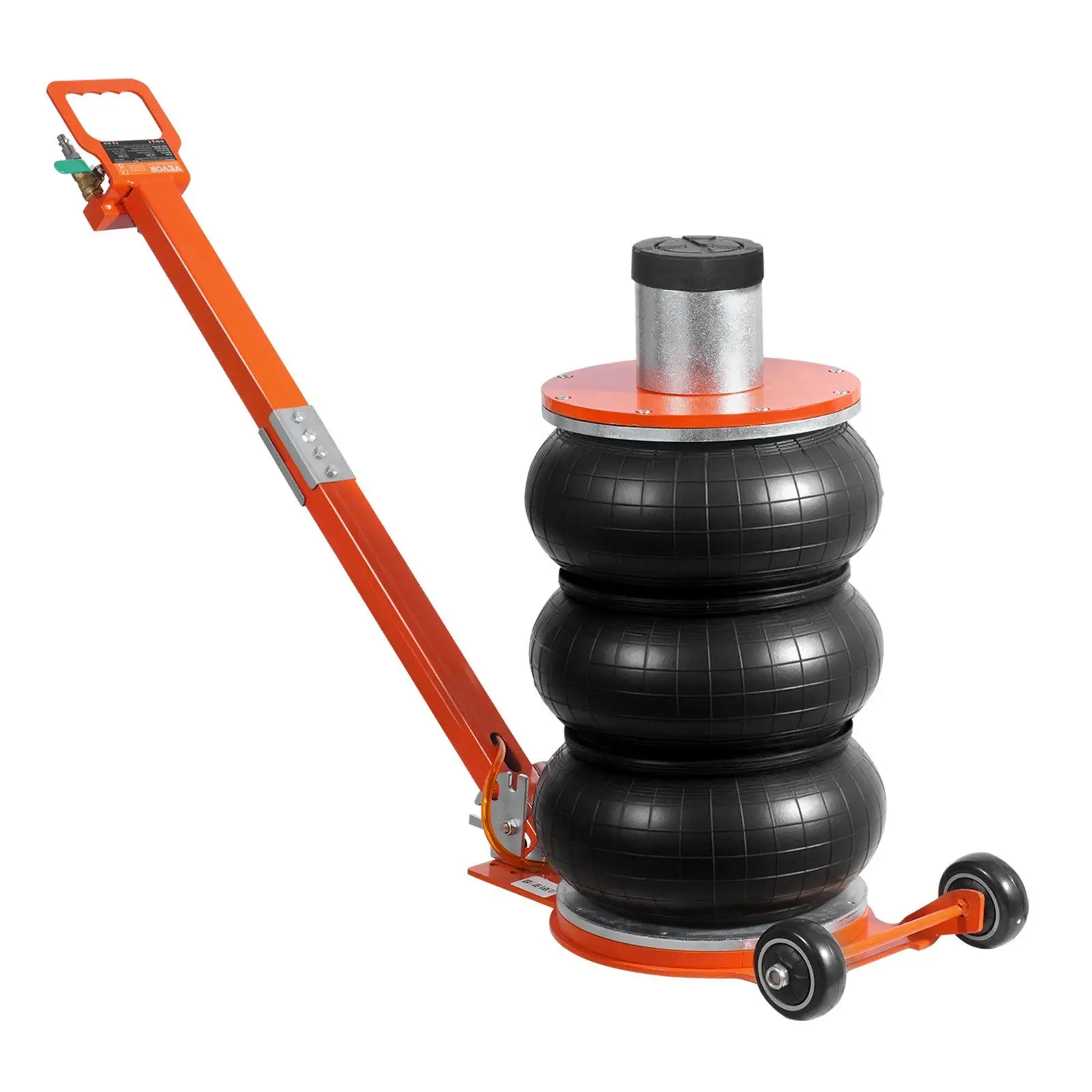 

Portable Air Hydraulic Jack 5Ton Load 11000lb 9.1-21.8in Lift with Adjusted Column and Handle