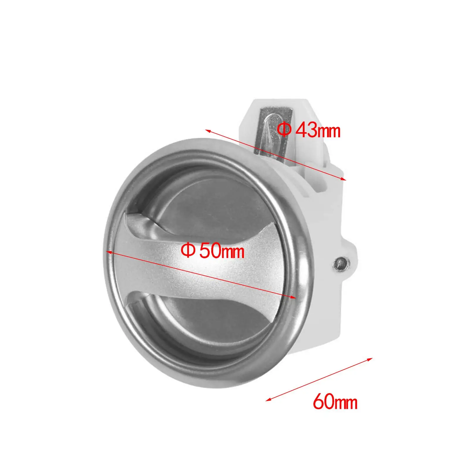Generic Round Recessed Door Lock Replace for Bathroom Drawer Repairing