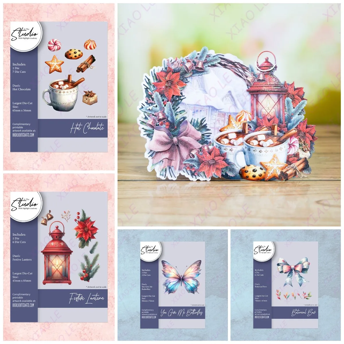 

2025 New Festive Lantern Butterflies Metal Cutting Dies For DIY Scrapbooking Photo Cutting Die Paper Cards Embossing Decorative