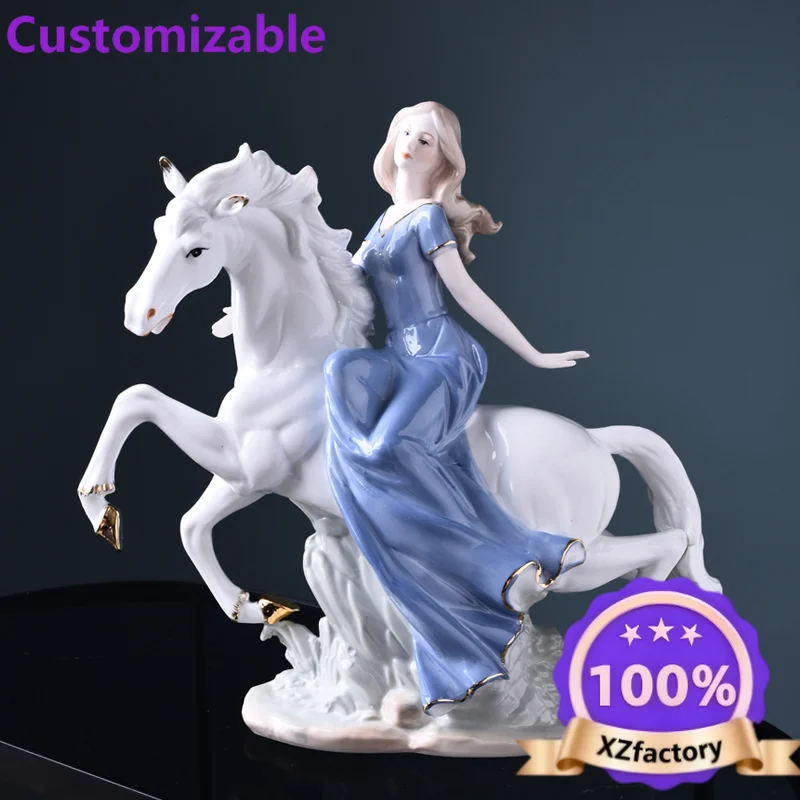 Factory Direct 2026 Top Armadietto per vino in ceramica europea, mobile TV, ornamento, soggiorno, decorazione per ragazza occide