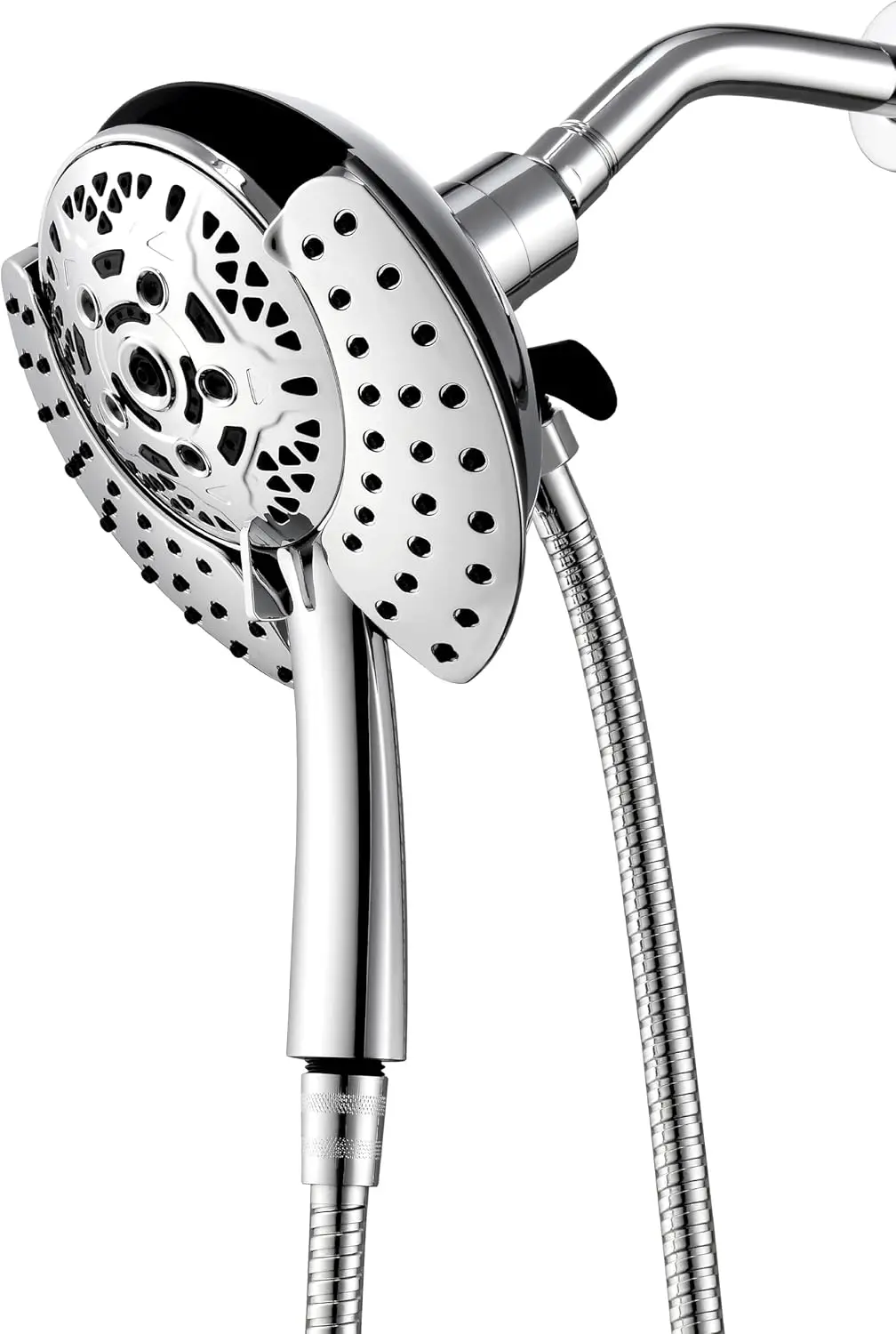 

Handheld High Pressure: Hand Held Shower & Rain 2-IN-1 with 59" Rotatable