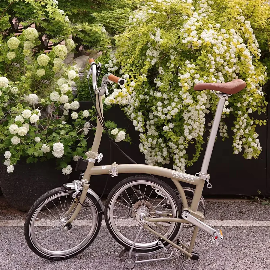 

CRANSTON тройной складной двойной тормоз C 53T шатуны 16-дюймовое колесо 9-скоростной складной велосипед Cr-Mo Frame Мини складной велосипед