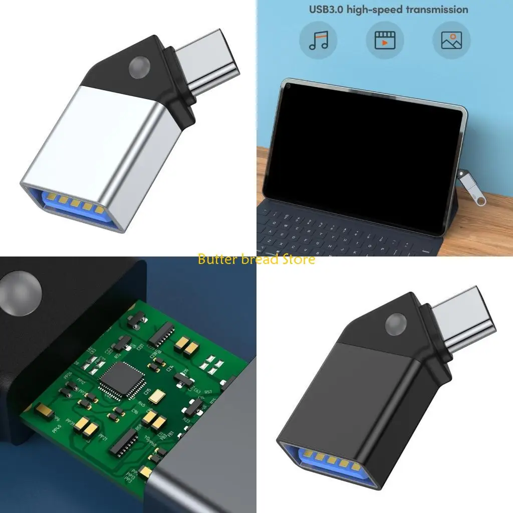 

W89C высокоскоростной адаптер типа C к USB3.0, преобразователь 45 градусов, быстрый разъем для передачи данных для ПК, мобильных