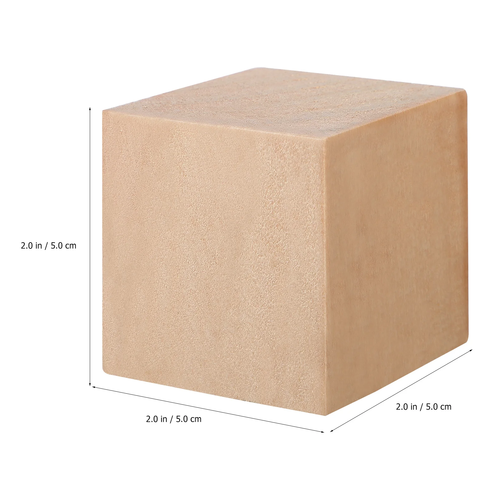 10 قطع من مكعبات خشبية آمنة ومتينة، تصميم غير مكتمل لمشاريع الحرف اليدوية للأطفال والكعبات الخشبية التفاعلية