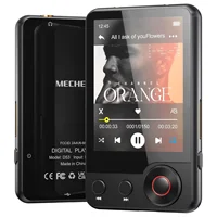 Reproductor MP3 MECHEN de 64 GB/128 GB con Bluetooth 5.3, reproductor de música portátil con pantalla táctil completa de 2,4 pulgadas y altavoces