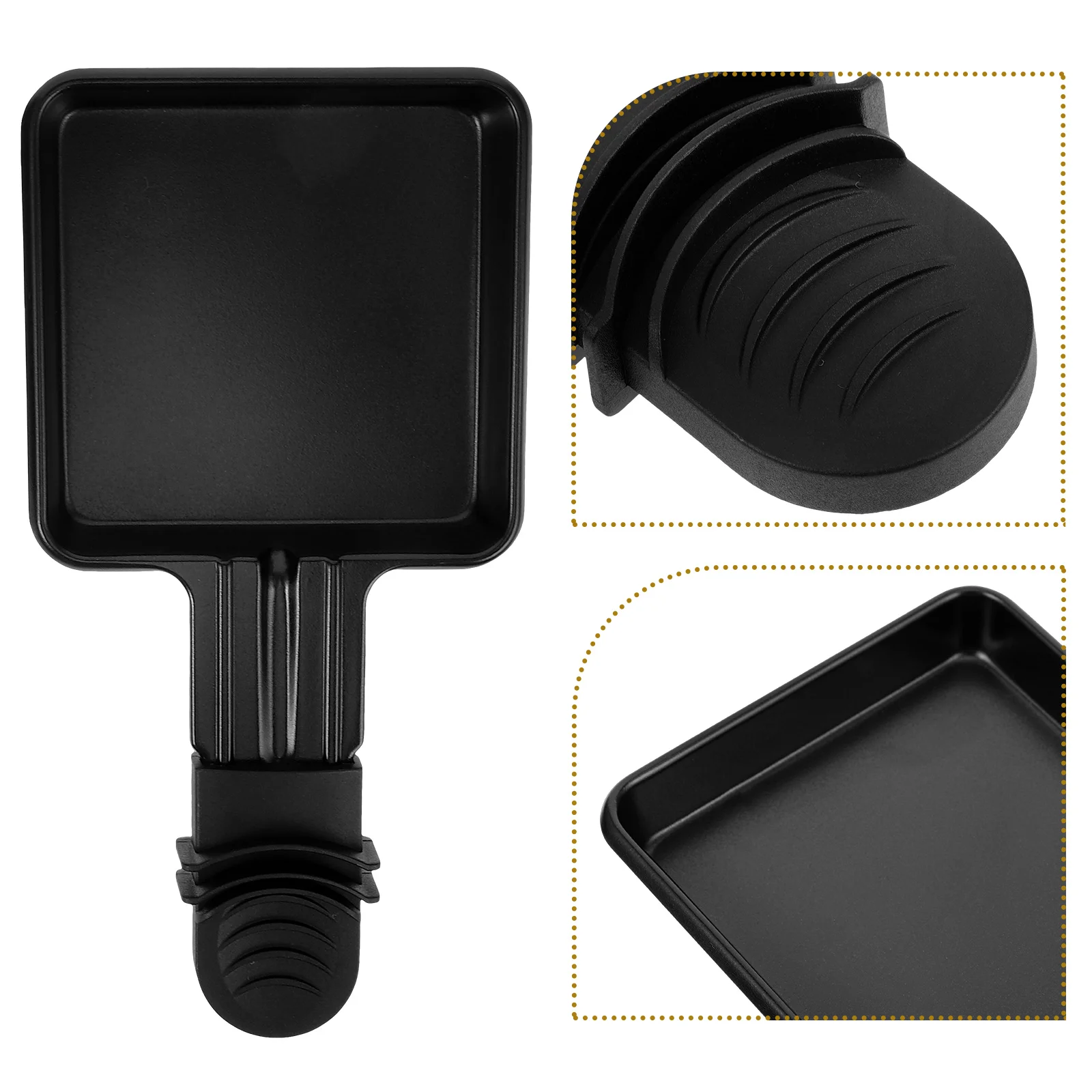

4pcs Electric Oven Cheese Melt Pan Nonstick Fry Grill Cooking Plate Square Shape Replacement Baking Pans for BBQ