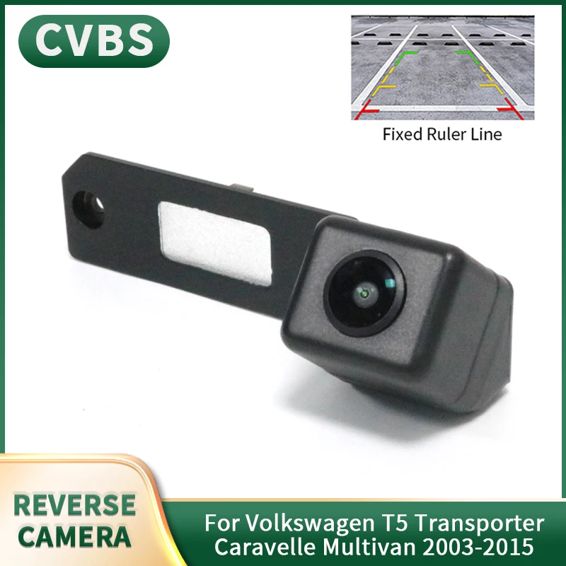 HD Night Vision Rear View Reverse Camera For Volkswagen T5 Transporter Caravelle Multivan 2003-2015 License Plate Light Camera