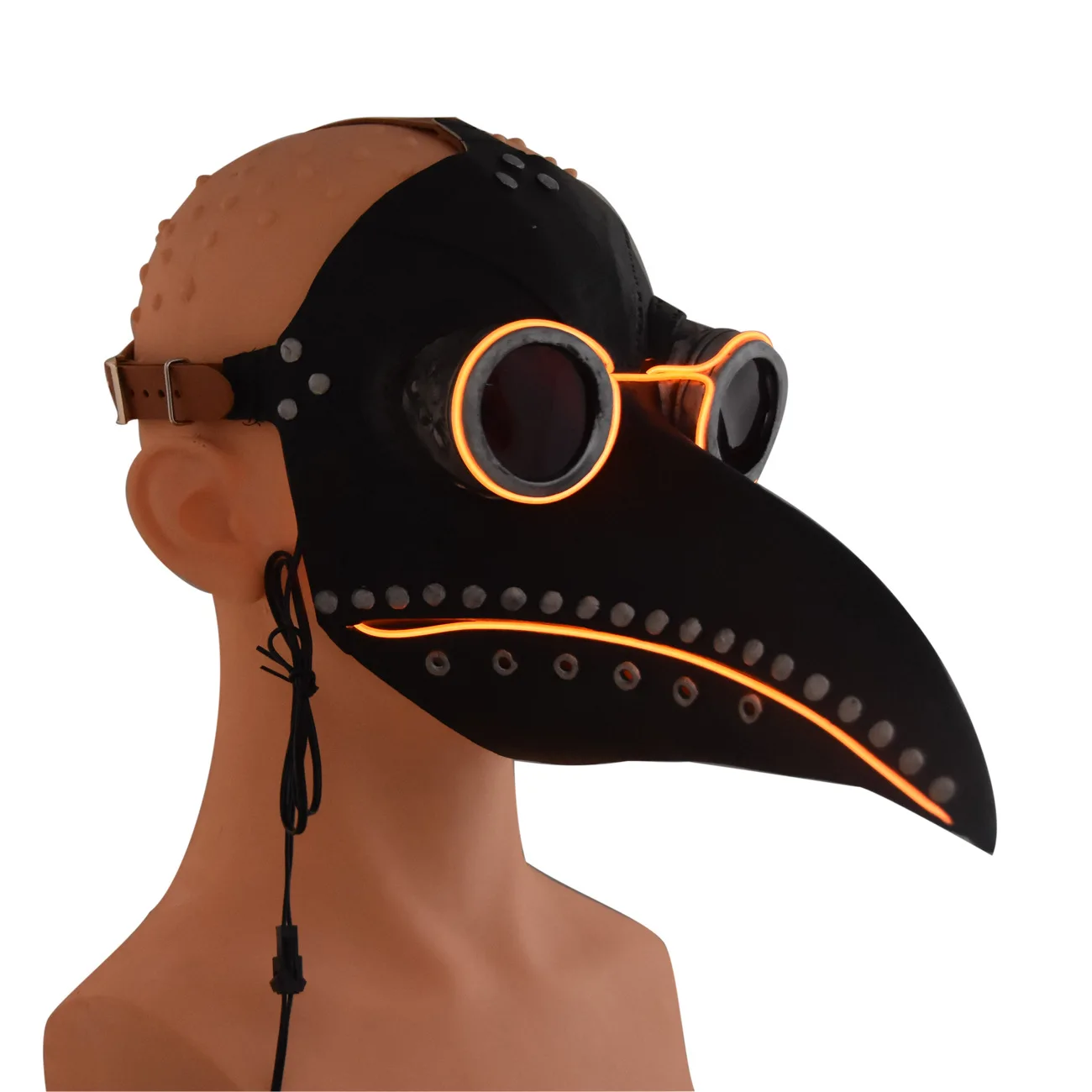 Divertente medievale Steampunk Dottore della peste Maschera di uccello Lattice Punk Maschere Cosplay Becco Adulto Evento di Halloween Puntelli