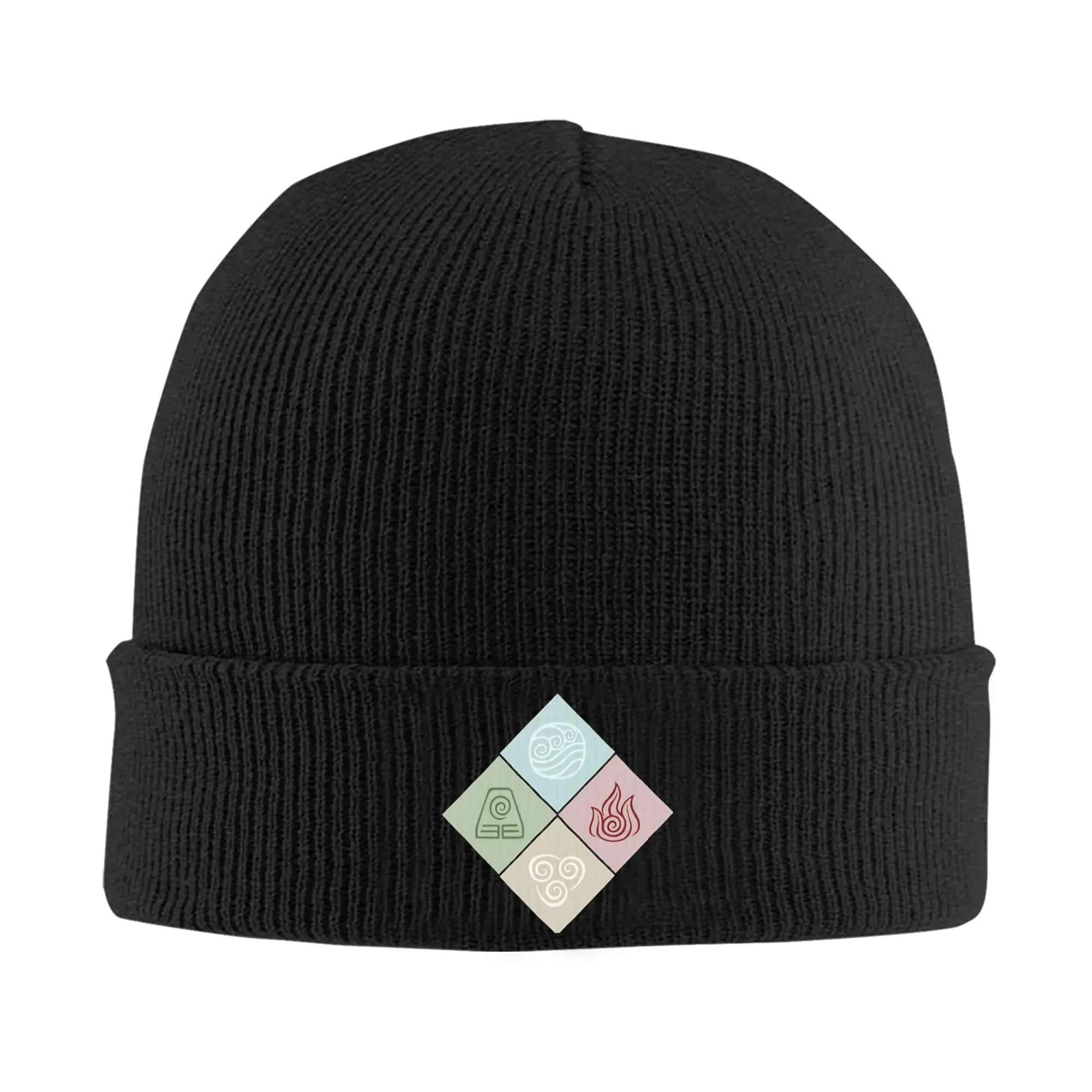 Four Elements Hat Autumn Winter Skullies Beanies Fashion Avatars Anime Cap Female Male Acrylic Bonnet