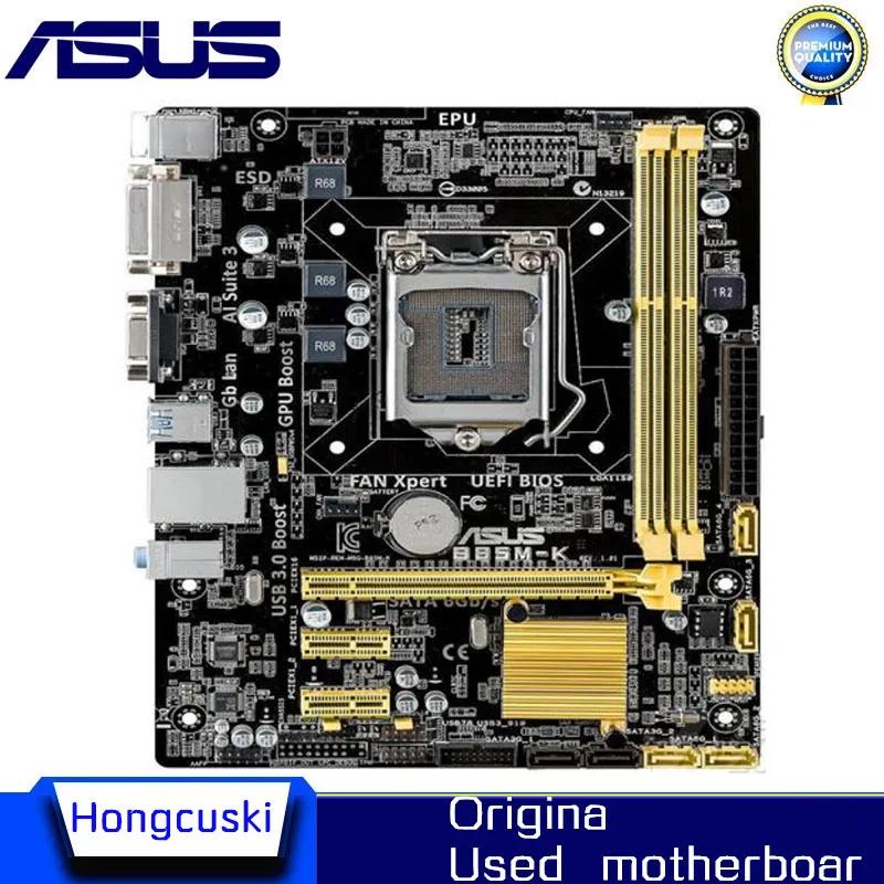 

Для ASUS, б/у материнская плата LGA 1150 для Intel B85, разъем LGA1150, DDR3, SATA3, USB3.0, SATA3, настольная материнская плата