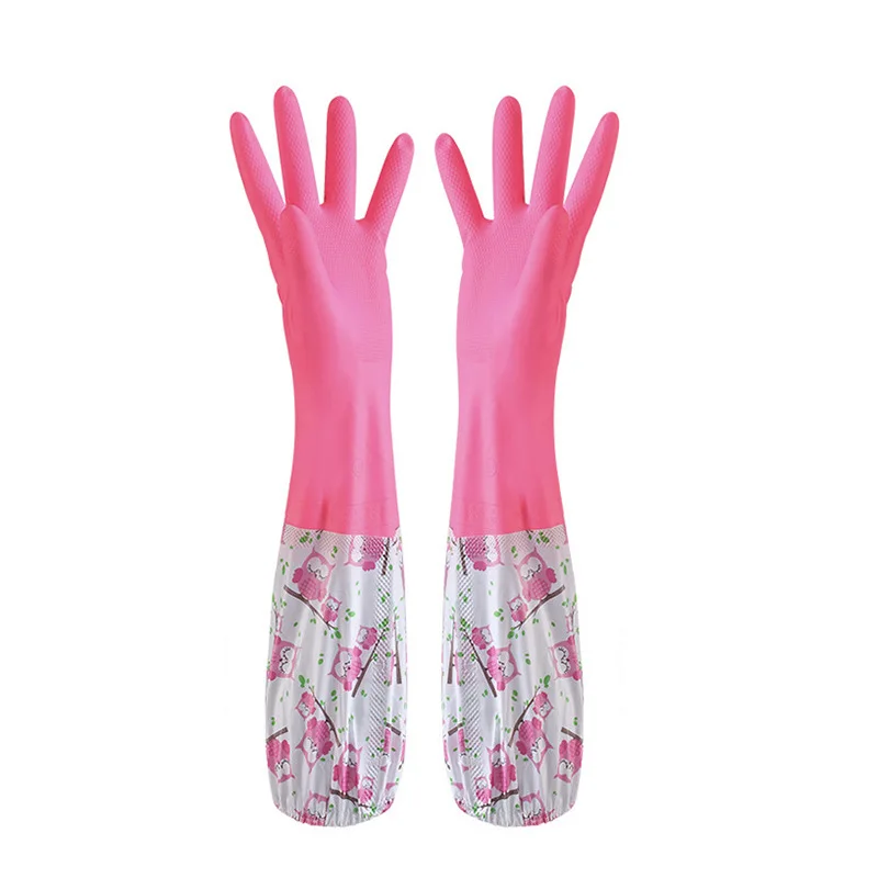 Household Gloves Kitchen Washing Dishes Cleaning Household Rubber Latex PVC Gloves