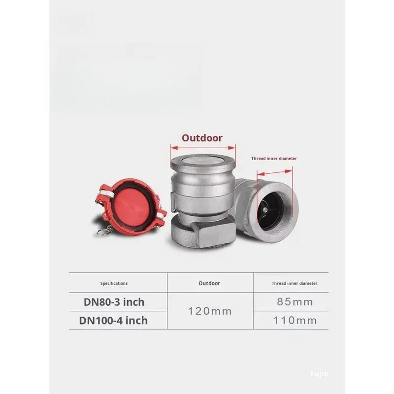 for Tanker Accessories Disposable Gas Station Connectors Unloading Port Gas Recovery Connectors Ball Valves