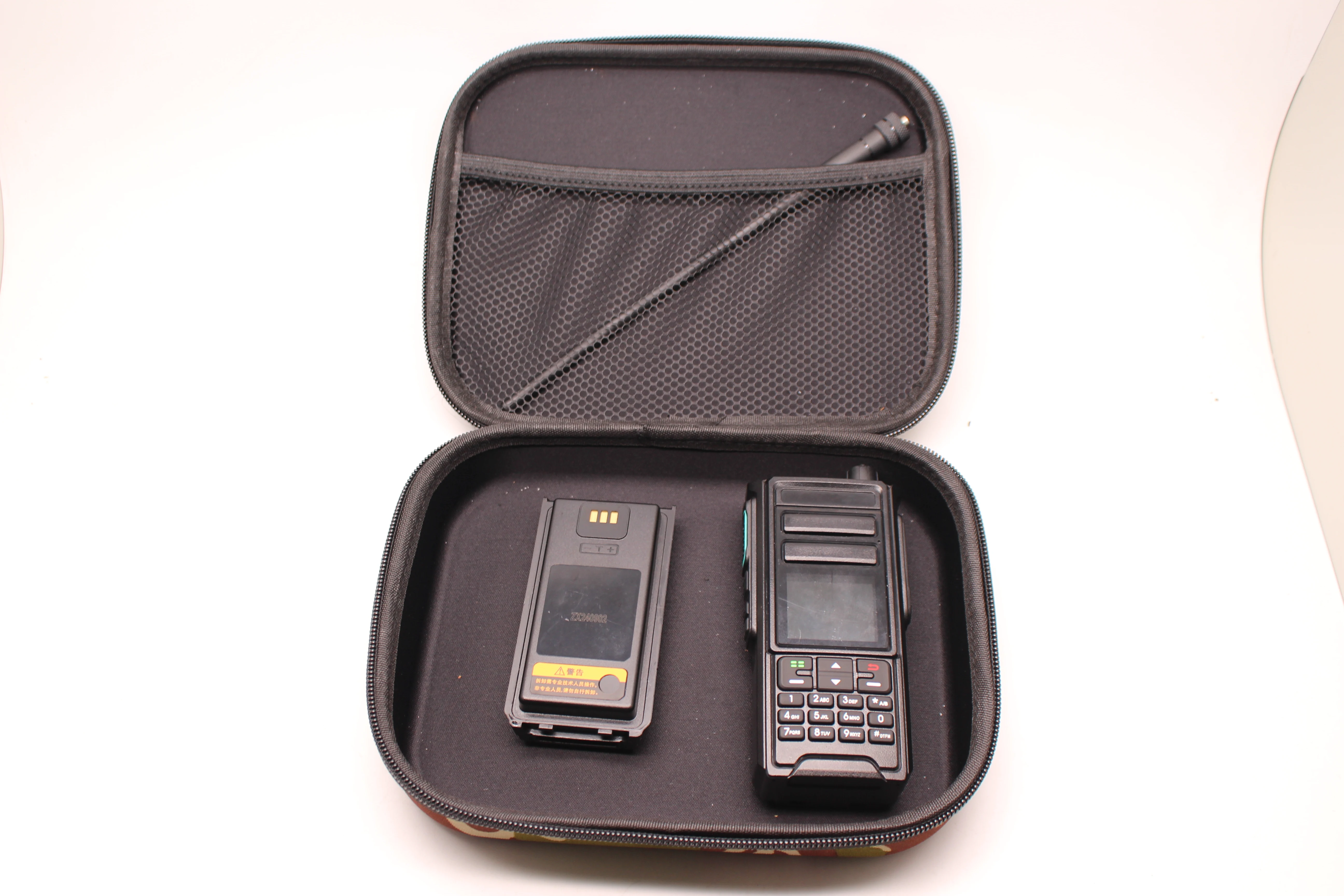 Portable Hard Drive Bag Black Box Case with Storage Protection for External Portable HDD Walkie Talkie Accessory