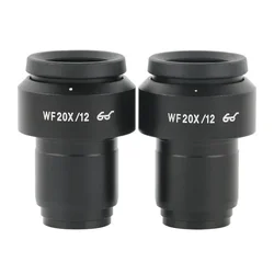 WF10x-23x WF20x-12x  WF10x-20x Eyepiece One Pair For Stereo Microscope Wide Field High Coverage 15mm WF15X/15 High Eye-point