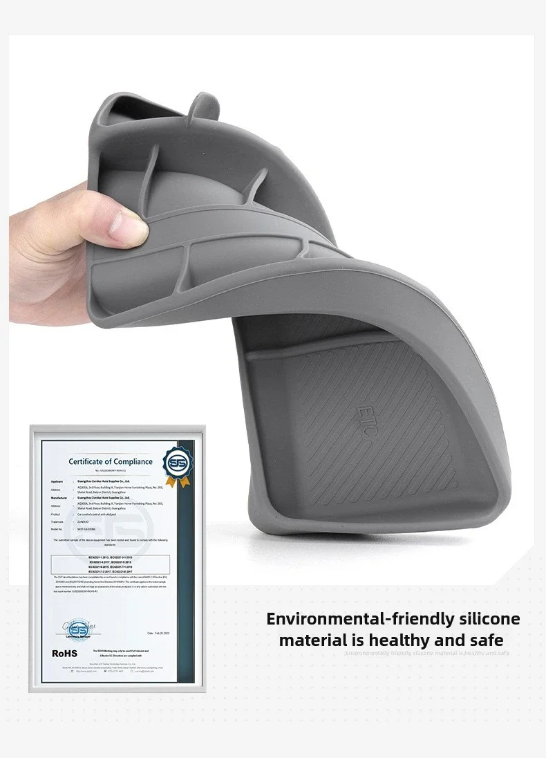 Für Tesla Model 3 Y YL Juniper Highland 2025 2026 Armaturenbrett-Aufbewahrungsbox Zentraler Bildschirm-Organizer Hintere Ablage ETC Taschentuchhalter – Detail 10
