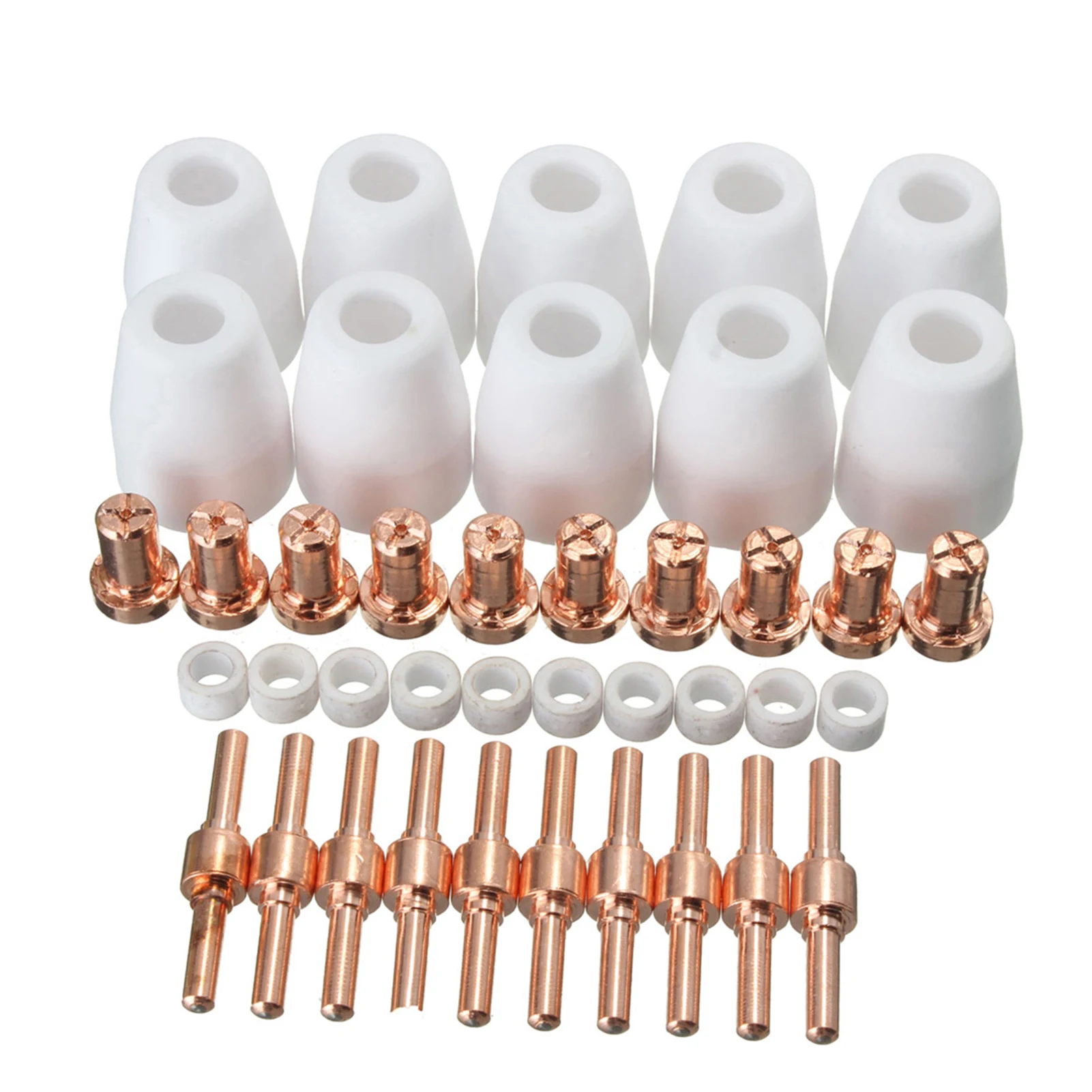 Air Plasma Cutter Consumables Extend Fit for PT-31 -40 Torch CUT-40 50 Air Plasma Cutter Accessories Ceramic Nozzles
