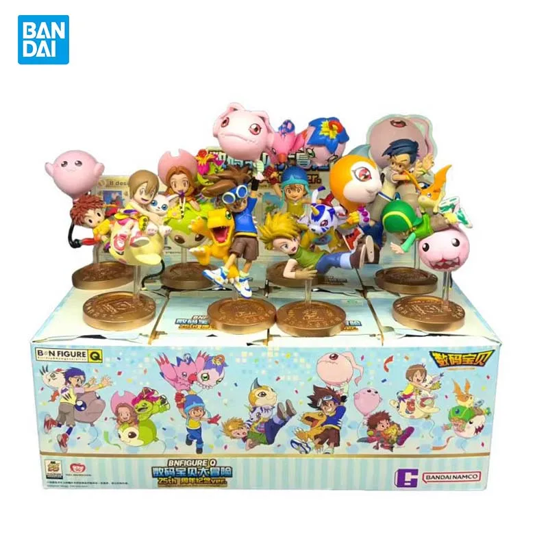 

Bandai Digimon Gacha Capsule Blind Box Toy 25th Anniversary Yagami Taichi Agumon Patamon Gashapon Anime Figure Toy for Collector