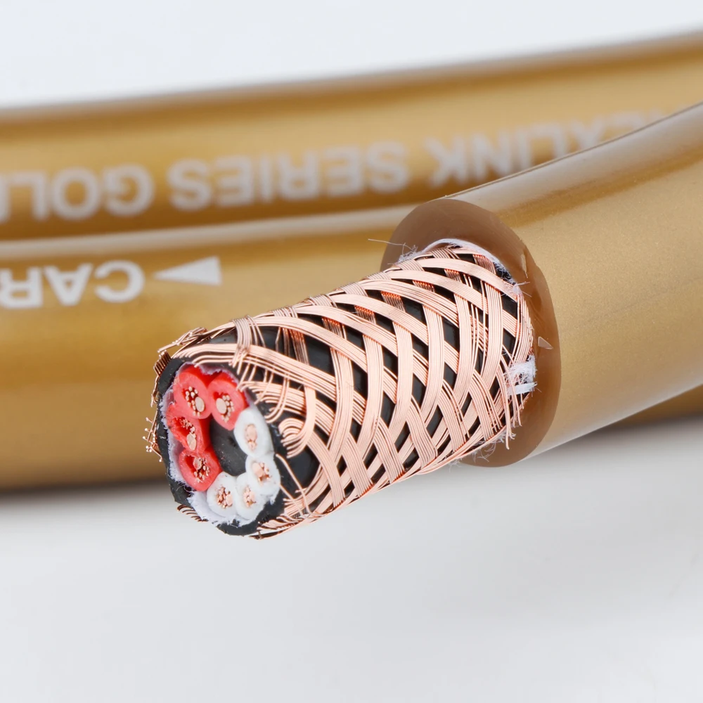 Cardas 8 Core OCC Copper Hexlink Series Golden Five Loudspeaker Cable Audio Cable Hifi DIY Speaker Cable