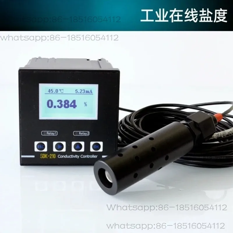 Industrial On-line Salinometer SDK-210 Online Salinometer Online TDS Salinity Controller Mariculture