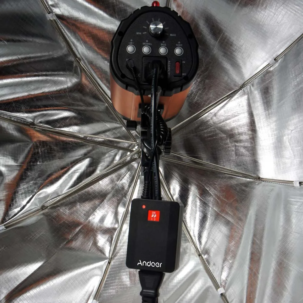 Andoer  AC-04 4 Channels Wireless Radio Studio Flash Trigger Set for Strobe Cable Flash Trigger for nikon wireless