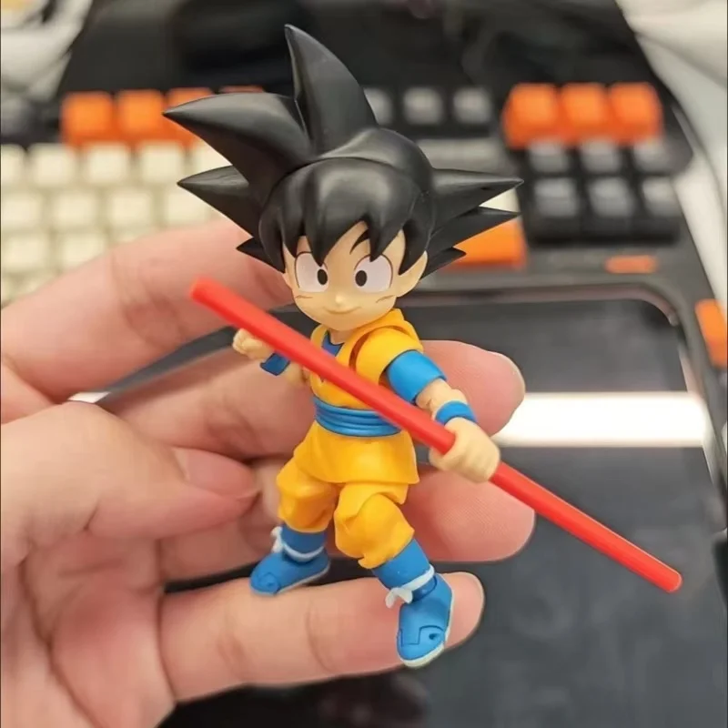 Hot New Bandai Sh Figuarts Dragon Ball Daima Son Goku Mini 1/12 Action Doll Collectible Anime Figure Model Toys Christmas Gifts