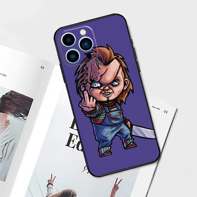 Chucky Doll Horror Movie Case For iPhone 17 Pro Max 14 13 12 11 15 16 Pro Max mini 15 Plus 16e 17 Air Phone Cover view 6
