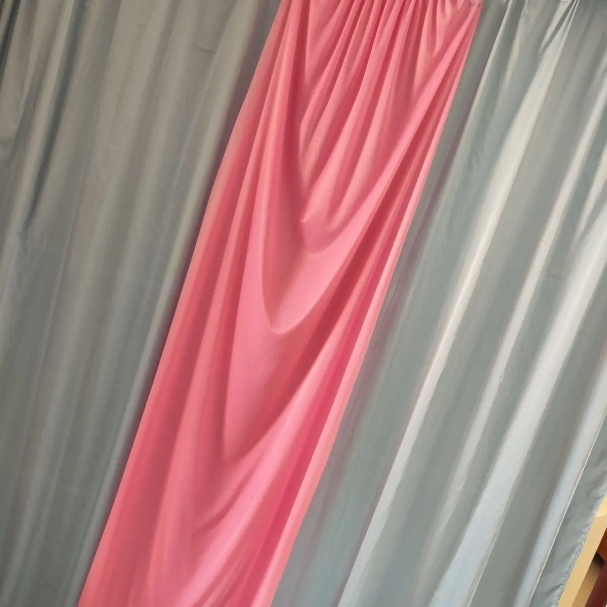 

0.75x2m Glossy Satin Loose Maxi Dress Ice Silk Wrap Plus Size Sexy Long Sleeping Bag