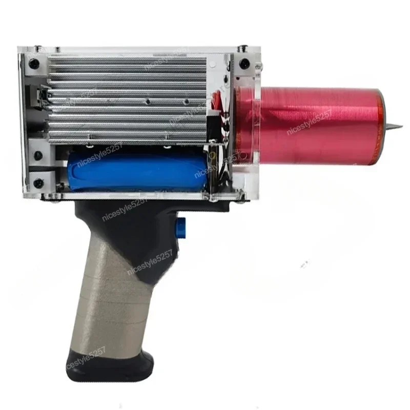 

Third Generation Plus 80W 6A Tesla Coil Gun Portable Handheld Tesla Coil High Voltage Generator Artificial Lightning Tesla Coil