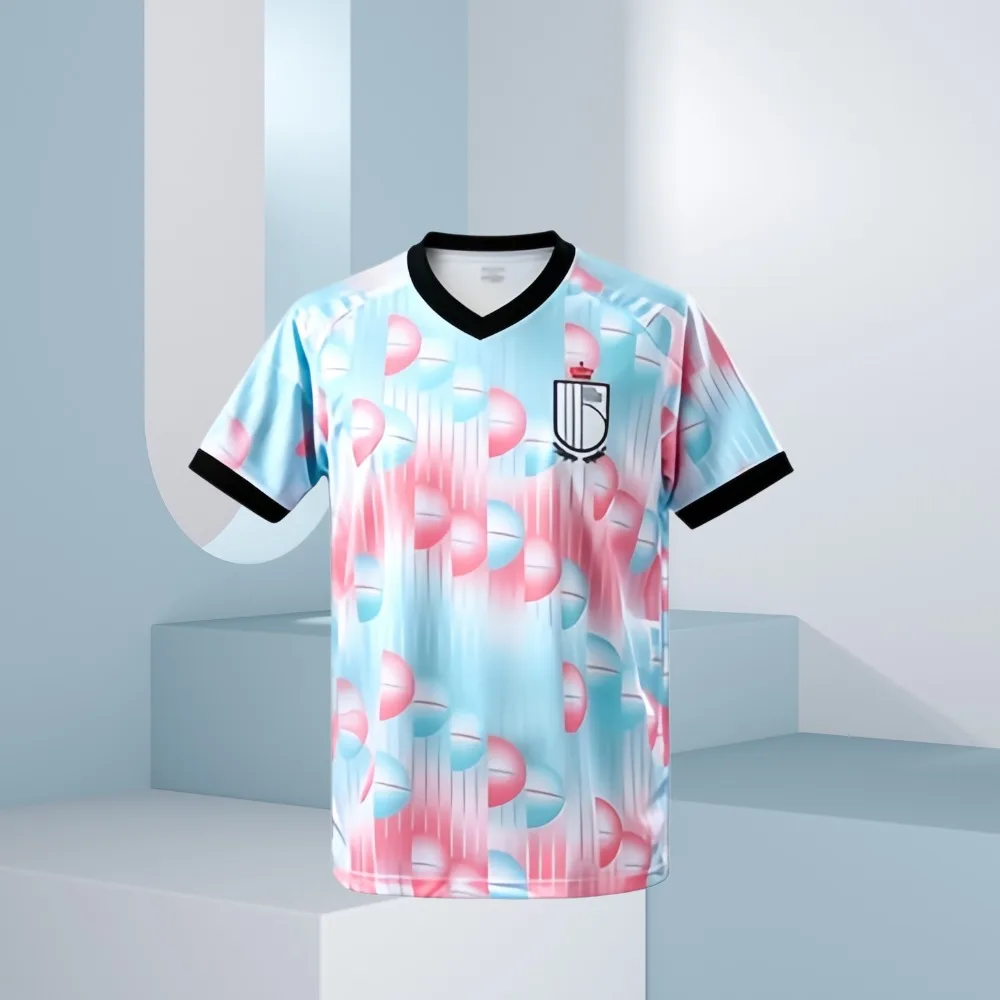 

Новая спортивная футболка Бельгии 2026 года, дышащая, влагоотводящая, летняя тренировочная футболка. Подходит для всей семьи и детей.