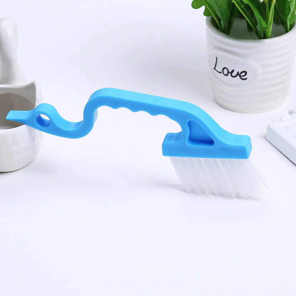 1Pcs Narrow Gap Grout Brush with Color-Coded Non-Slip Handle Heavy-Duty Nylon Bristles for Bathroom Kitchen Shower Tub