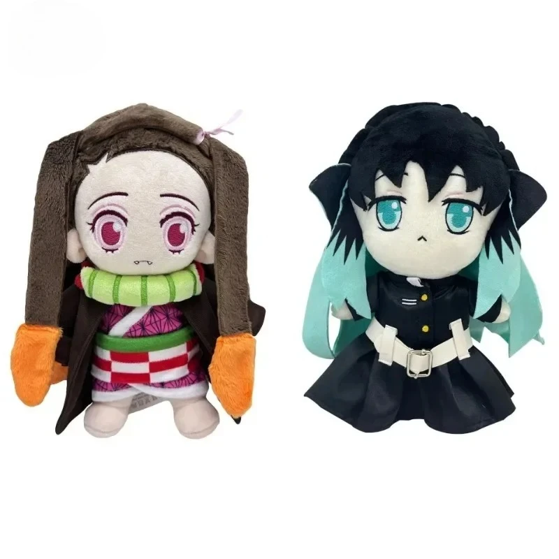 

Cartoon Demon Slayer Figure Muichiro Nezuko Kimetsu No Yaiba Cosplay Anime Doll Fans Desktop Ornament Collection Props Gifts
