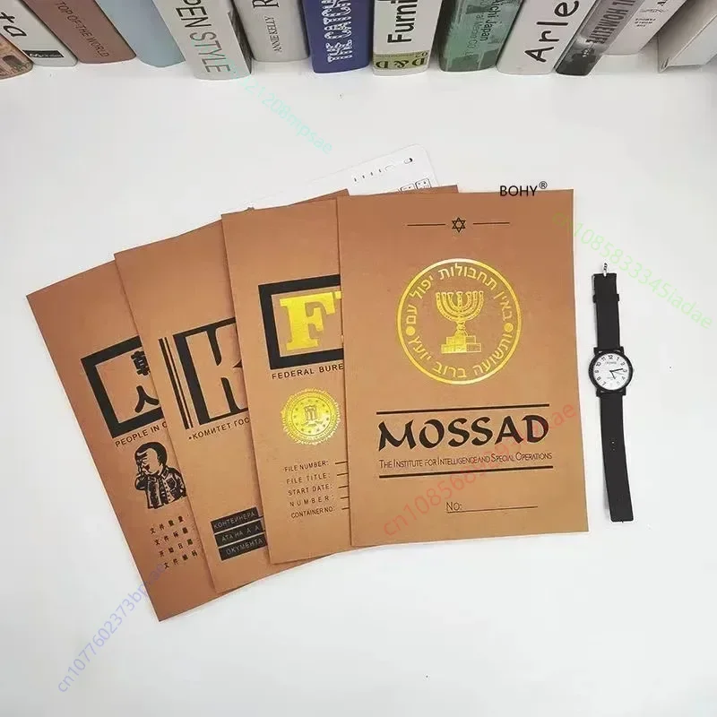 وكيل محفظة مجلد ملف المحفوظات تأثيري مكتب التحقيقات الفيدرالي CIA الاستخبارات المركزية MI6 الجيش البريطاني فيلم فيلم الدعامة مجموعة