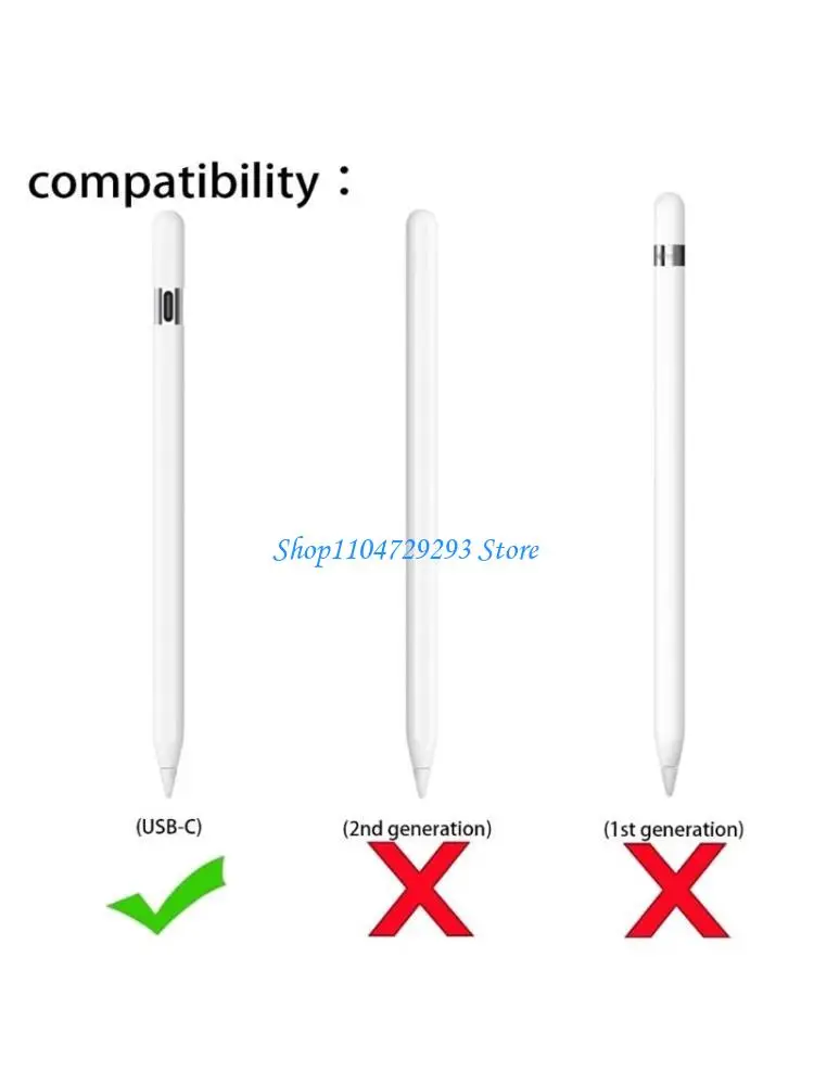 

Y2GD Прочный силиконовый рукав для карандаша (USB C) Защитное покрытие полное покрытие