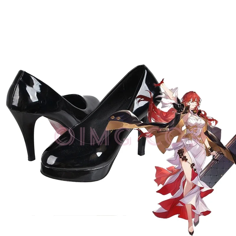 Honkai Star Rail Himeko Cosplay Shoes Anime Chinese Style Halloween for men Game