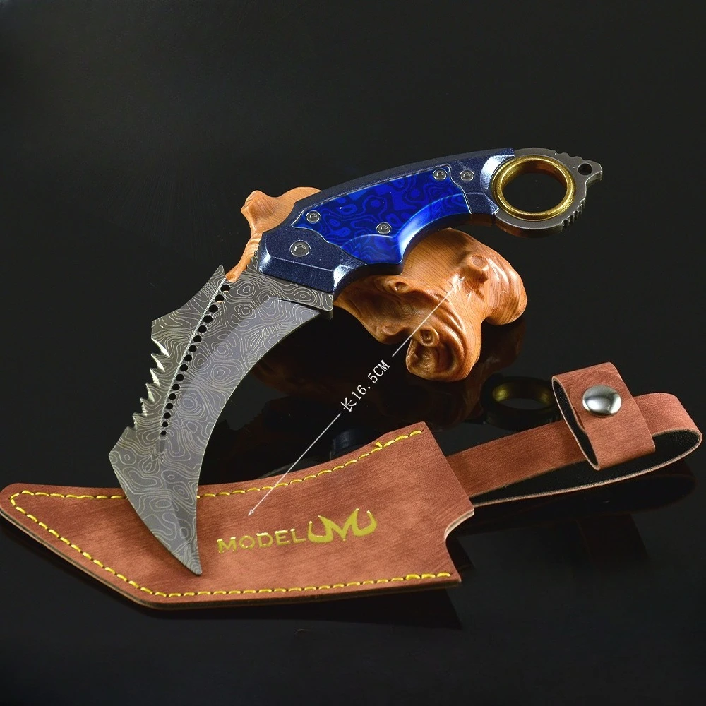17cm Arena Breakout Kalambit Meteoric Claw weapons model Game Peripheral High-quality Cosplay props Ornaments Boys Toys Gifts