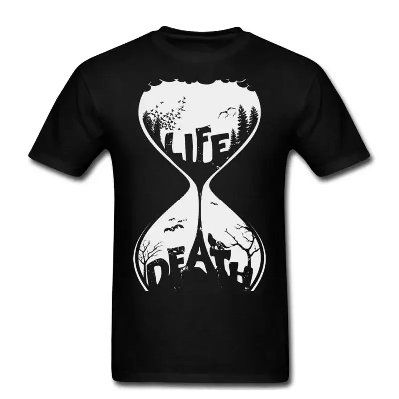 Life running out Death Change Hourglass Sand destruction T shirt tee