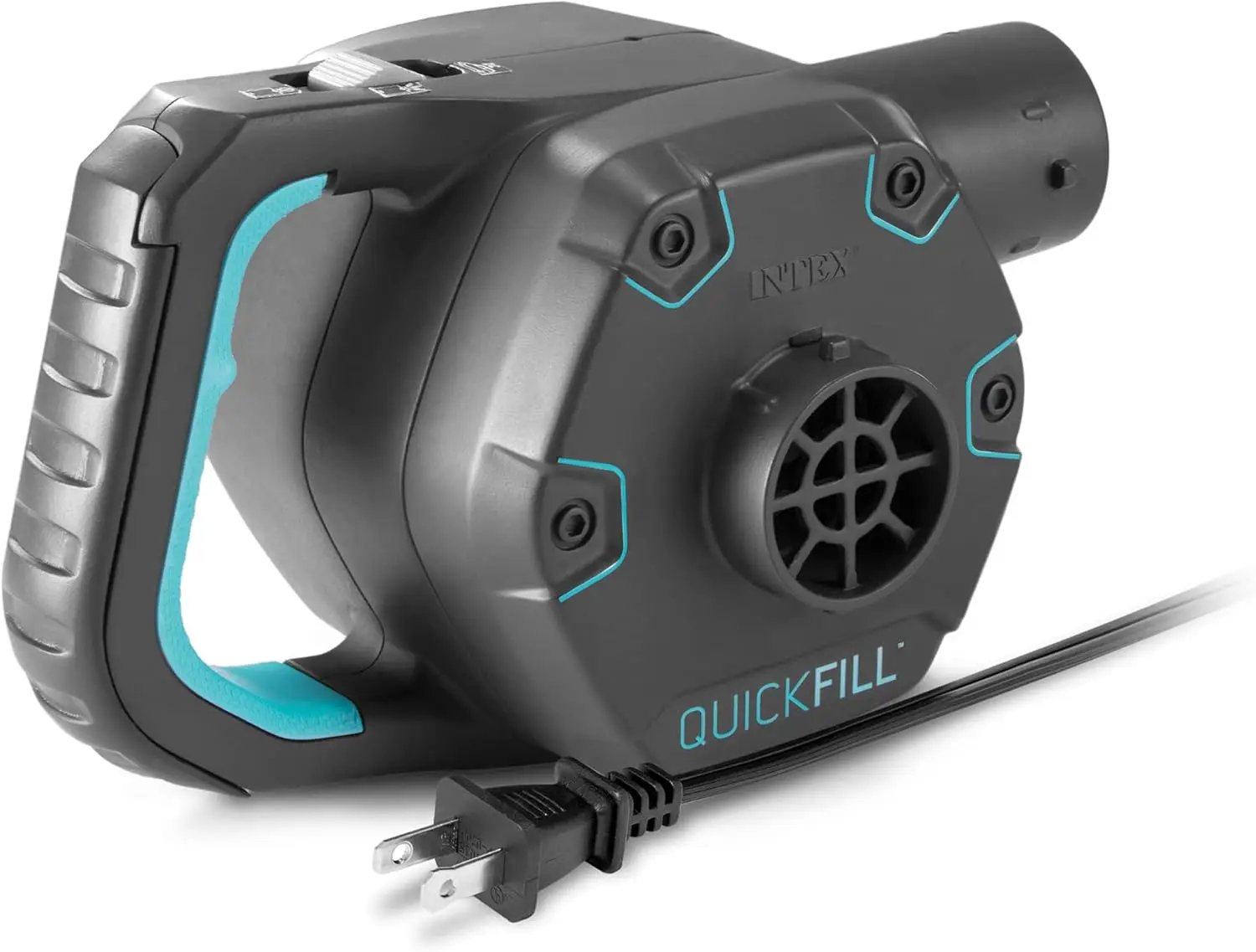 

Quick-Fill Electric Air Pump with 3 Nozzles for Inflatable Pool Floats and Air Mattresses
