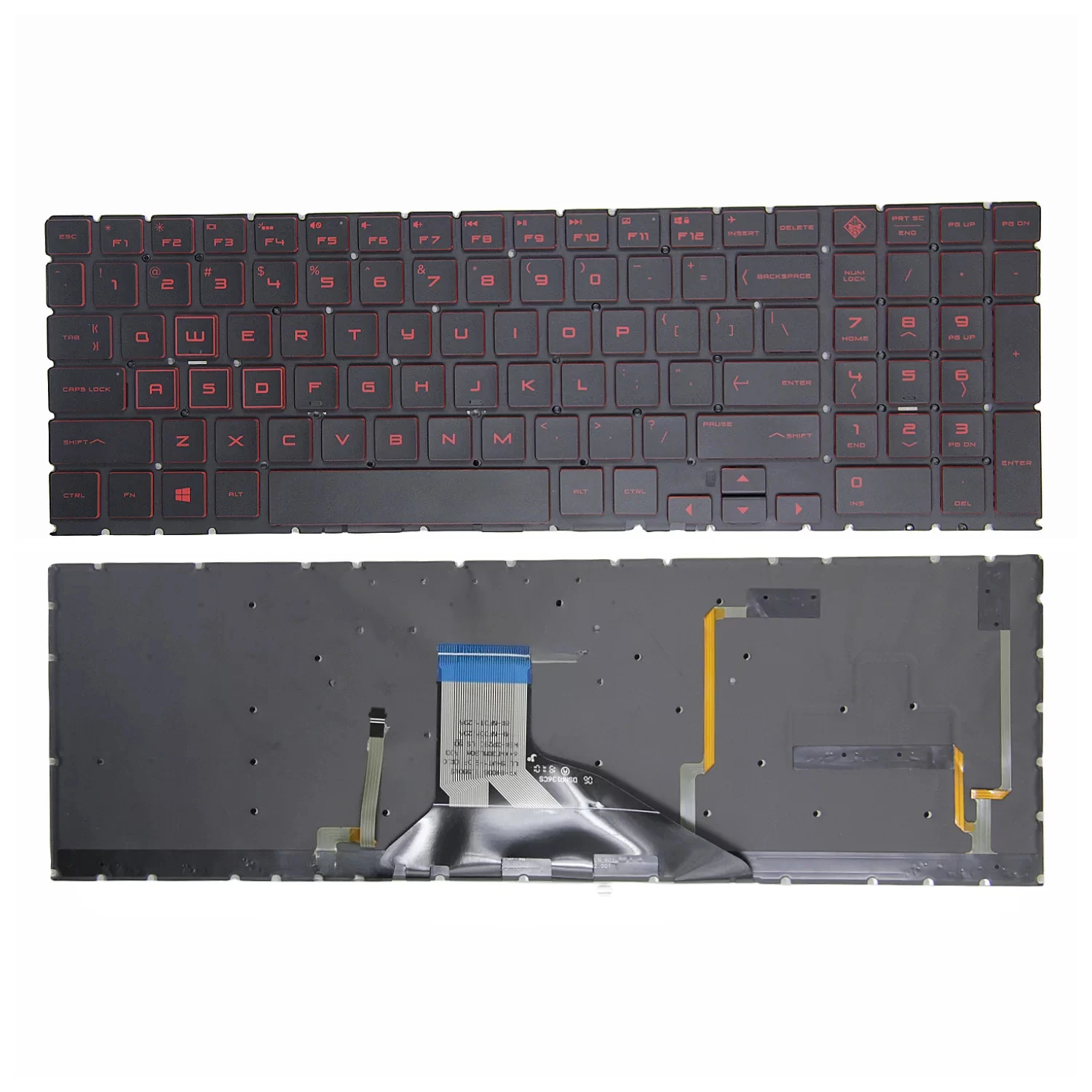 For HP 15DC 15-DC/DH C143 TPN-Q211 Shadow Elf 5 Air OMEN Keyboard
