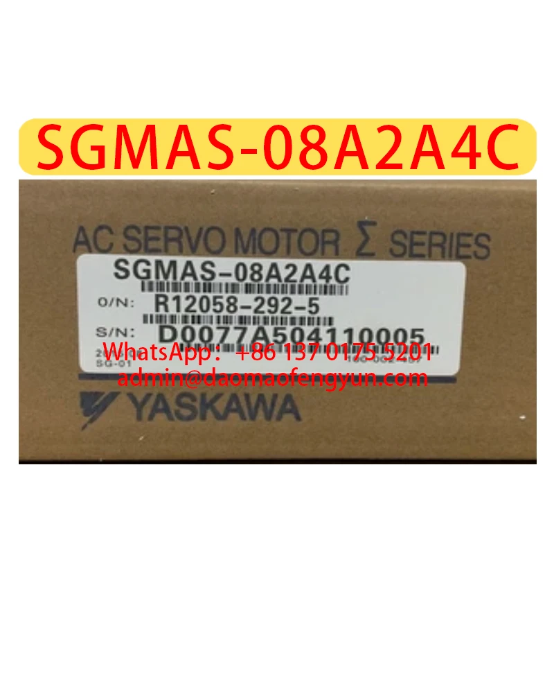 

SGMAS-08A2A4C Brand New Servo Motor，SGMAS 08A2A4C，Fast shipping