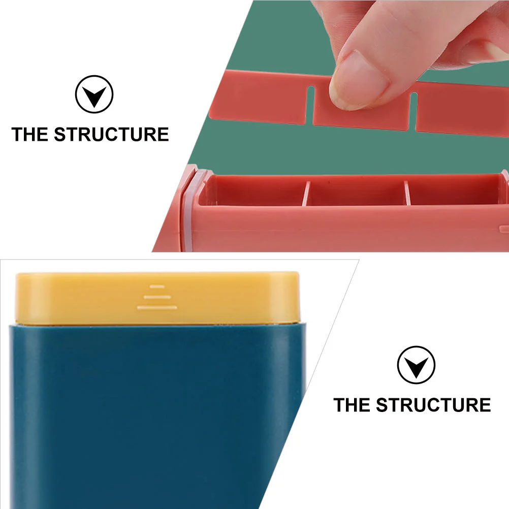 

4 шт. практичные органайзеры для таблеток, портативные контейнеры для лекарств и ювелирных изделий с контейнером для футляра тонкой работы