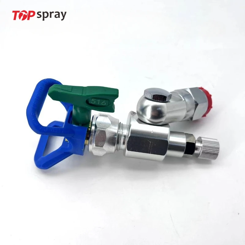 Topspray 287030 Set katup pembersih dengan ujung mematikan nilai pengap adaptor bersama untuk Wagner Titan pistol semprot