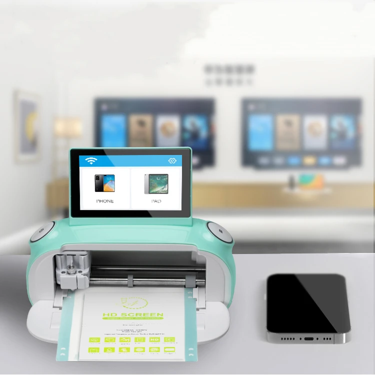 

Factory Direct Sale HANLI HL--Mini WiFi Touch Screen TPU Hydrogel Film Mini Mobile Phone Film Cutting Machine 0.01mm Accuracy